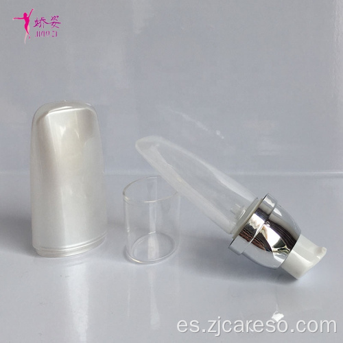 Botella de protector solar de botellas de loción sin aire de forma ovalada de 30 ml / 50 ml